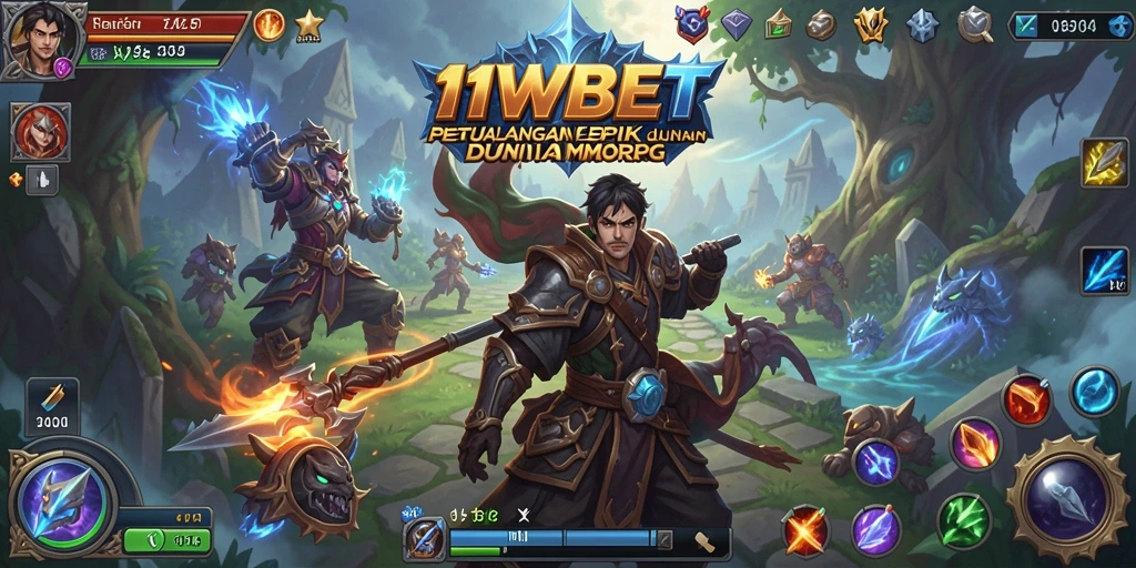 Tampilan gameplay menarik dari 11WBET dalam dunia MMORPG yang dinamis.