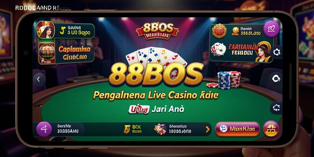 Gameplay Live Casino yang mendebarkan dan interaktif di 88BOS.