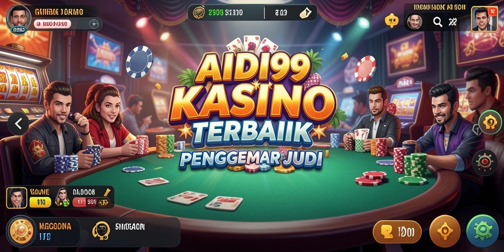 Screenshot gameplay ADI99 menampilkan suasana kasino yang menegangkan.