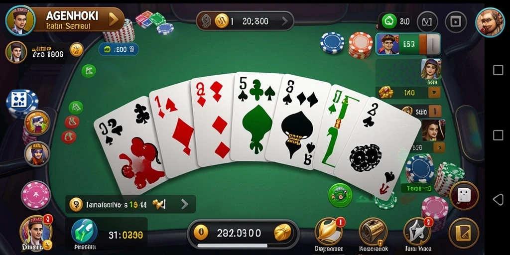 Tampilan gameplay AGENHOKI yang penuh aksi dan seru.