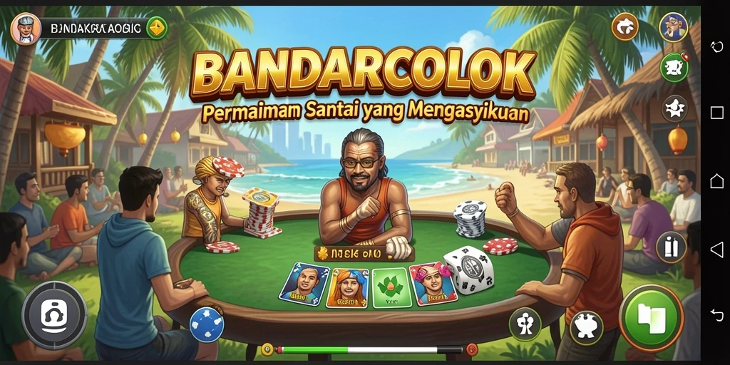 Tampilan gameplay BANDARCOLOK yang seru dan menghibur.