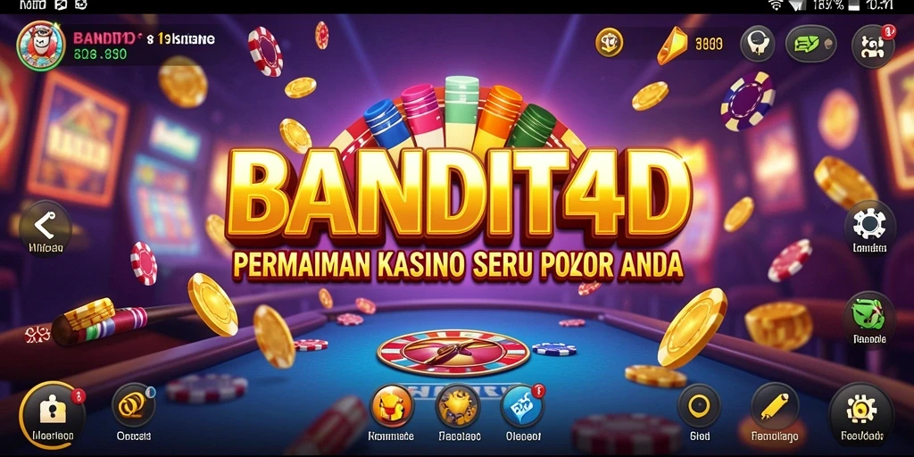 Tampilan menarik dari gameplay Kasino BANDIT4D yang penuh keseruan.