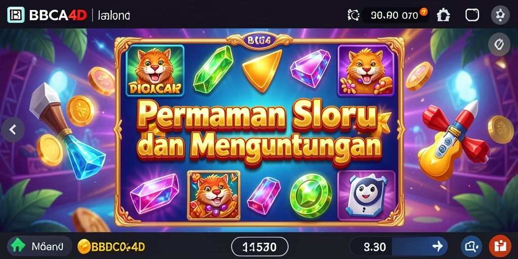 Screenshot permainan Slot BBCA4D menunjukkan keseruan dan gameplay yang menarik.