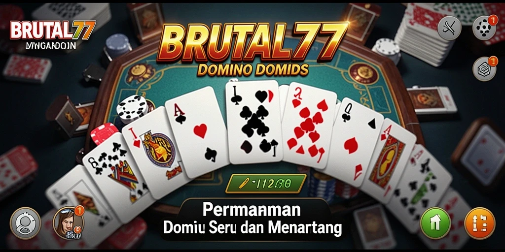 Tampilan gameplay seru dan interaktif dari BRUTAL77.