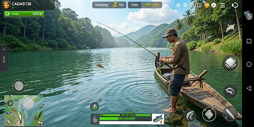 Tangkapan ikan besar dalam gameplay CADAS138 yang menakjubkan.