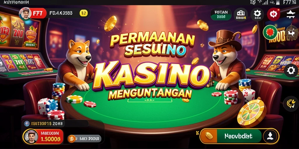 Tampilan gameplay F7F7 yang mendebarkan dan menyenangkan di kasino virtual.