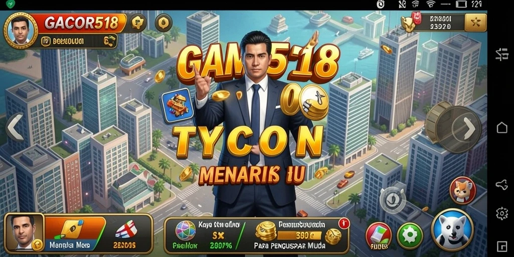Screenshot GACOR518 yang menampilkan pengalaman gameplay Tycoon yang dinamis.