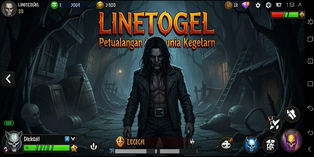 Gameplay mencekam dalam suasana gelap dan misterius.