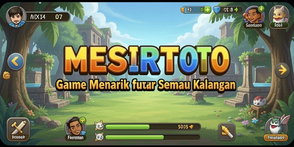 Tampilan gameplay MESIRTOTO yang menarik dan interaktif.