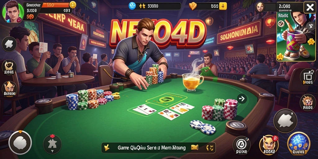 Tangkapan layar gameplay QiuQiu yang seru dan mendebarkan.