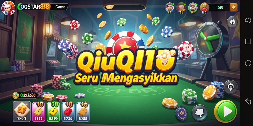 Screenshot gameplay QiuQiu di QQSTAR88 yang menarik.