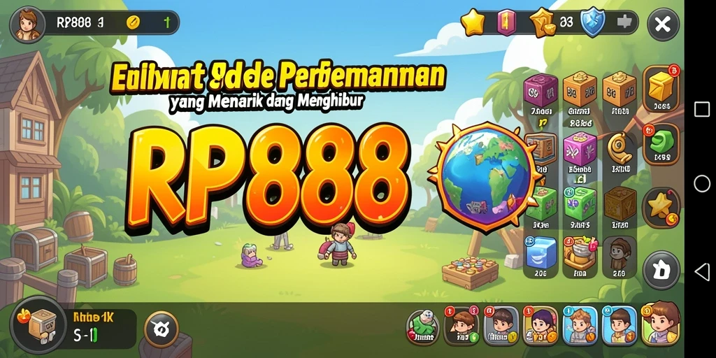 Tangkapan layar game RP888 menampilkan momen seru dalam gameplay Idle.