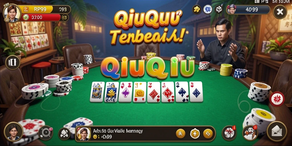 Tampilan gameplay seru dalam RP99 QiuQiu.