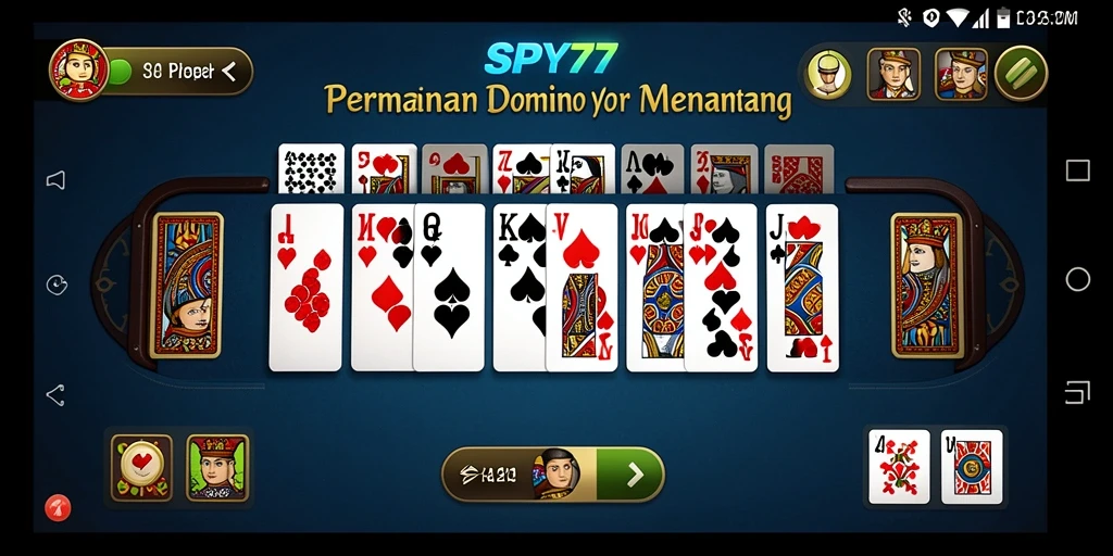 Tangkapan layar gameplay Domino SPY77 yang menarik.