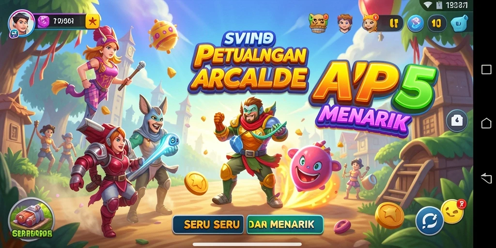 Tampilan gameplay menarik dari SVIP5 dengan tantangan Arcade.