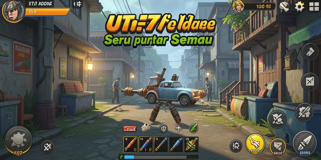 Tampilan gameplay UT77 yang menarik dan interaktif.