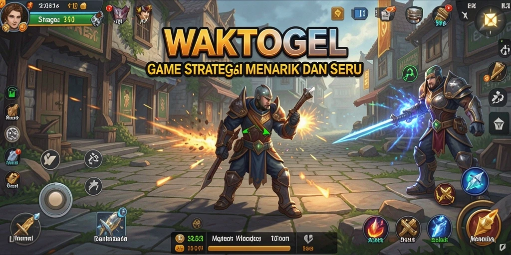 Tampilan gameplay seru dan interaktif WAKTOGEL.